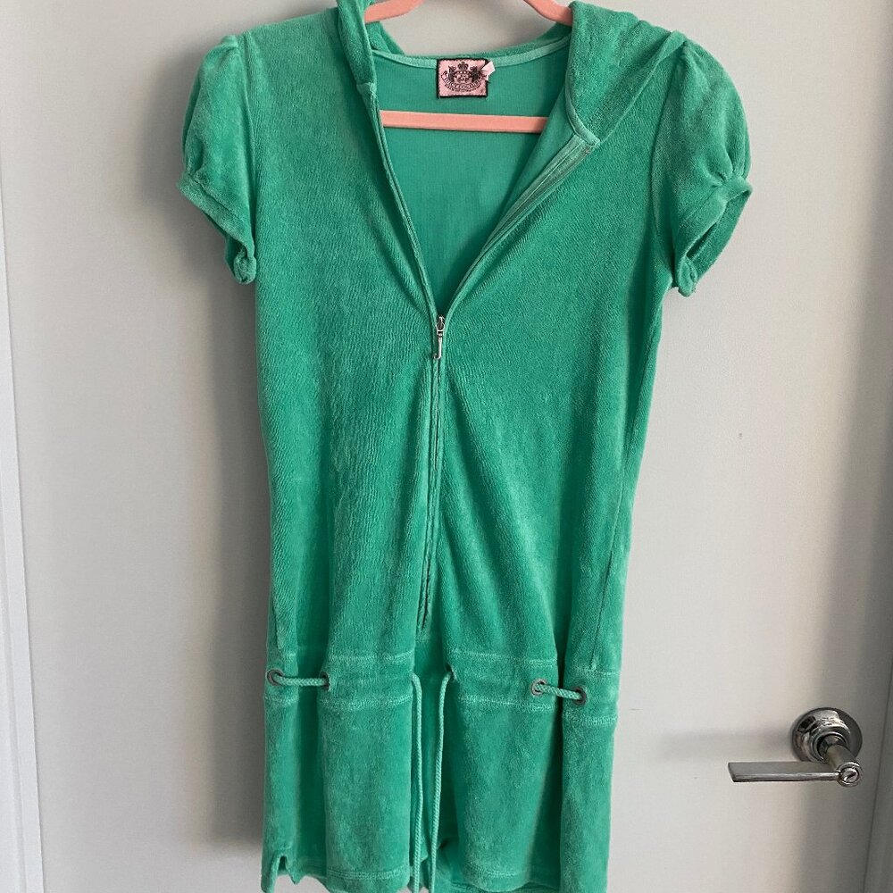COPY - Juicy Couture Green Terry Cloth Romper Outfit